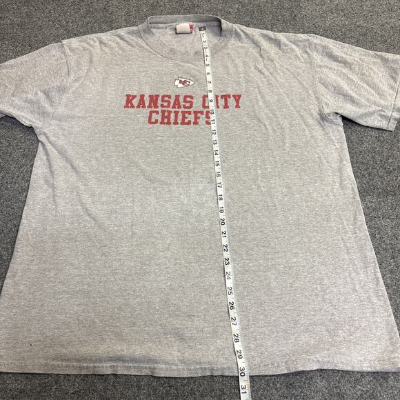 VTG Kansas City Chiefs Men’s XL Gray Short Sleeve NFL T-Shirt - Picture 3 of 6